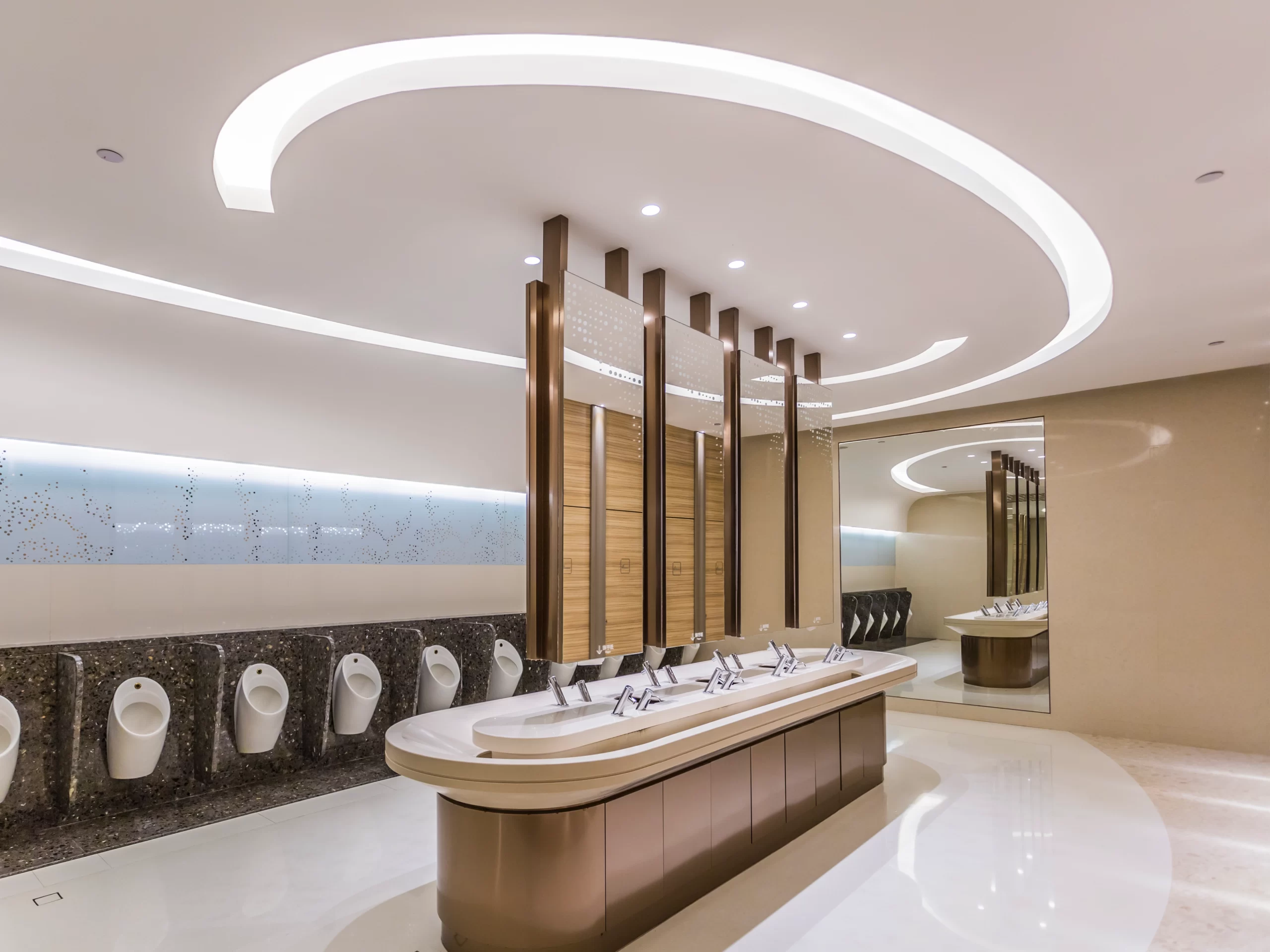 Modern Office Restroom